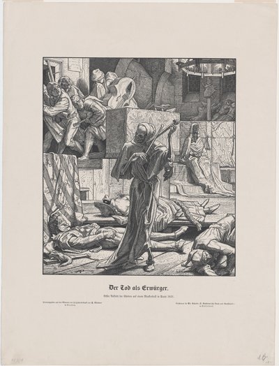 Death as a Friend by Alfred Rethel