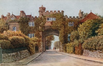 Archway Pay Gate, Maze Hill, St Leonards-on-Sea by Alfred Robert Quinton