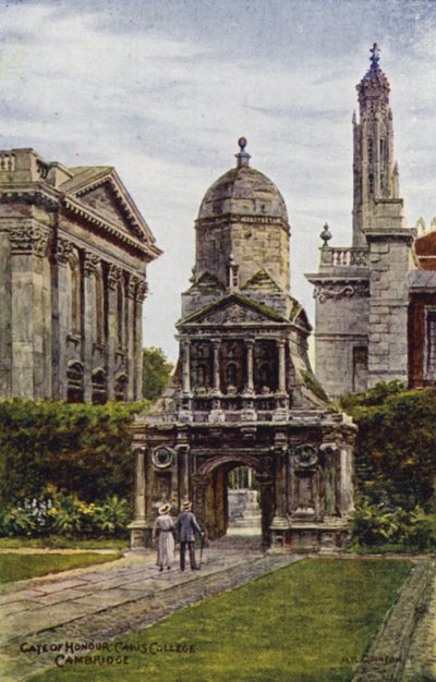 Cambridge: Gate of Honour, Caius College by Alfred Robert Quinton