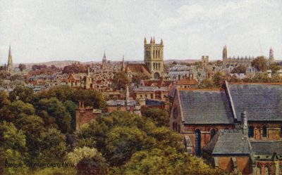 Cambridge, from Castle Hill by Alfred Robert Quinton