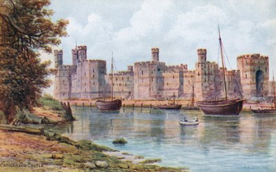 Carnarvon Castle by Alfred Robert Quinton