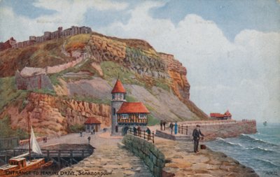 Entrance to Marine Drive, Scarborough by Alfred Robert Quinton