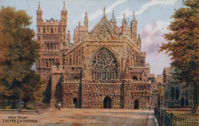 Exeter Cathedral. West Front by Alfred Robert Quinton