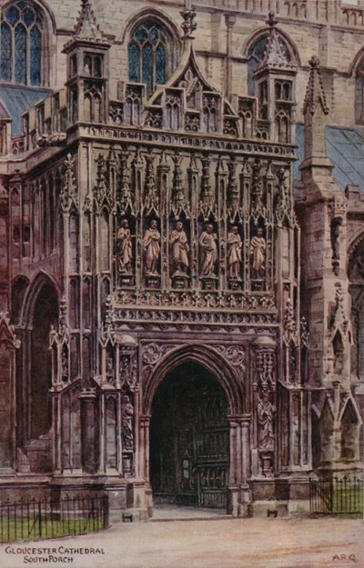 Gloucester Cathedral, South Porch by Alfred Robert Quinton