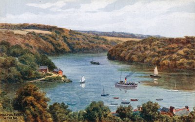 Malpas Ferry on the Fall by Alfred Robert Quinton