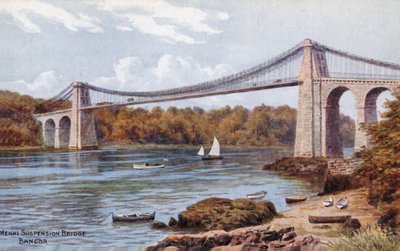 Menai Suspension Bridge, Bangor by Alfred Robert Quinton