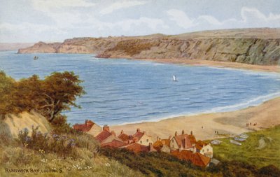 Runswick Bay, Looking South by Alfred Robert Quinton