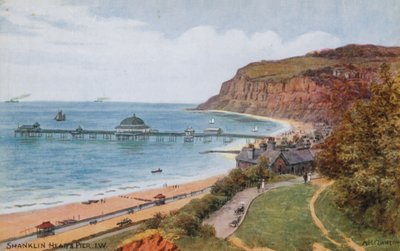 Shanklin Head and Pier, I W by Alfred Robert Quinton