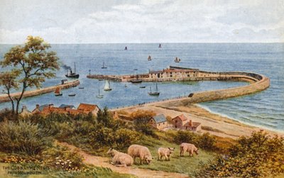 The Cobb, Lyme Regis from Holmbush by Alfred Robert Quinton