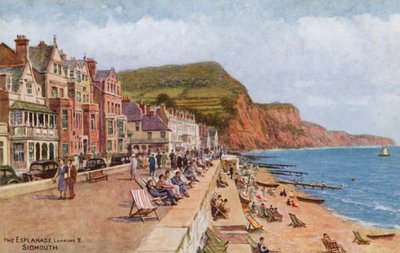 The Esplanade, Looking East, Sidmouth by Alfred Robert Quinton