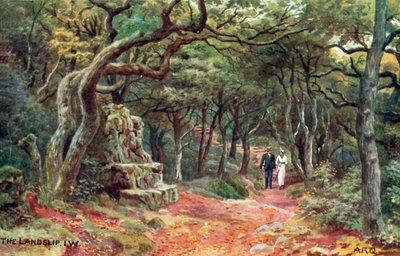 The Landslip, Isle of Wight by Alfred Robert Quinton