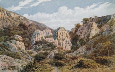 The Landslip, Lyme Regis by Alfred Robert Quinton