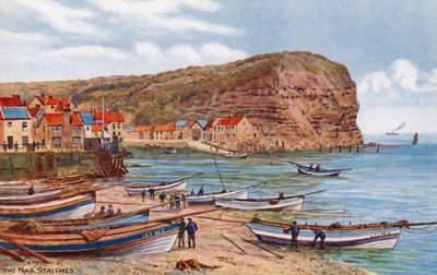 The Nab, Staithes by Alfred Robert Quinton