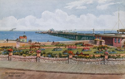 Western Gardens, Ryde IOW by Alfred Robert Quinton