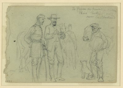 The Prince de Joinville Sketching 