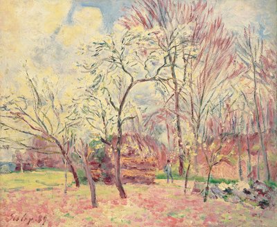 First Day of Spring in Moret by Alfred Sisley