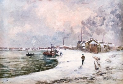 Ivry in the Snow by Alfred Sisley