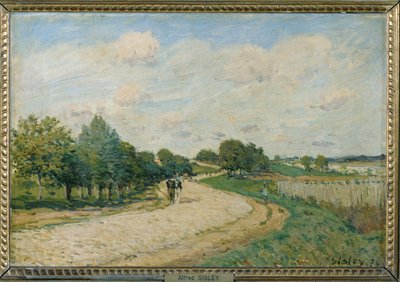 The Road to Mantes by Alfred Sisley