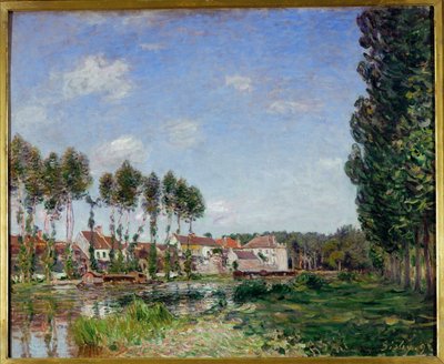 Moret, Banks of the Loing, France by Alfred Sisley