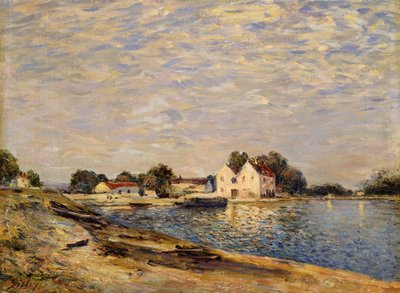 Saint-Mammes, on the Banks of the Loing by Alfred Sisley