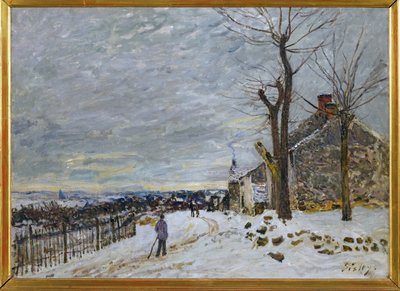 Snow in Veneux-Nadon, c.1880 by Alfred Sisley