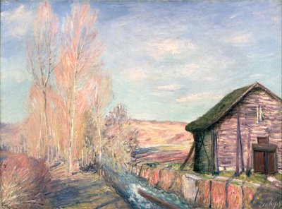 Spring in the Countryside, outskirts of Moret by Alfred Sisley