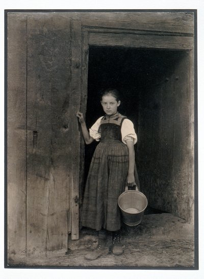 Black Forest Peasant Girl by Alfred Stieglitz