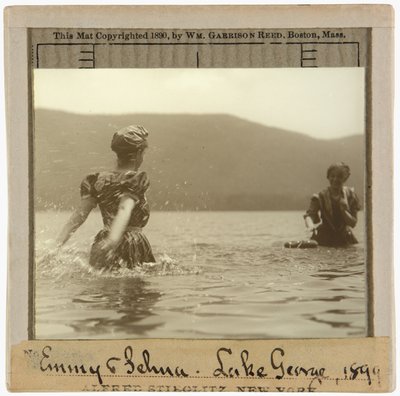 Emmy and Selma, Lake George by Alfred Stieglitz