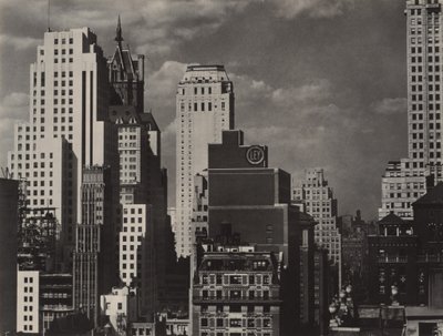 From My Window at An American Place, North by Alfred Stieglitz