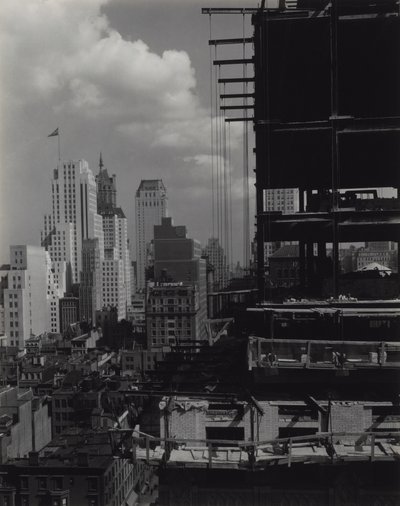 From My Window at An American Place, North by Alfred Stieglitz