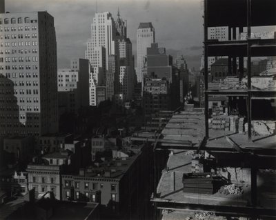 From My Window at An American Place, North by Alfred Stieglitz