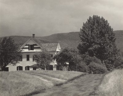 House on the Hill by Alfred Stieglitz