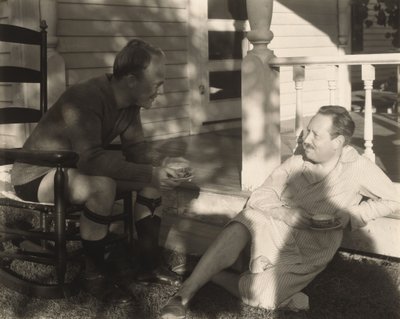 Jerome Mellquist and Paul Rosenfeld, Lake George by Alfred Stieglitz