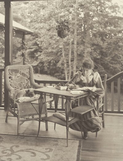 On the Porch, Oaklawn, Lake George by Alfred Stieglitz