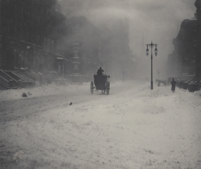 The Blizzard, New York by Alfred Stieglitz