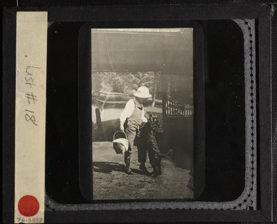 Untitled Niece Elizabeth with Inky at Oaklawn by Alfred Stieglitz