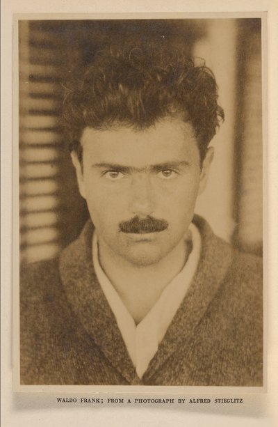 Waldo David Frank by Alfred Stieglitz