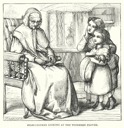 Hans Christian Andersen: Grandmother by Alfred Walter (after) Bayes