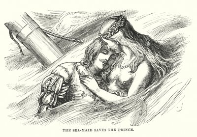 Hans Christian Andersen: The Little Sea Maid by Alfred Walter (after) Bayes