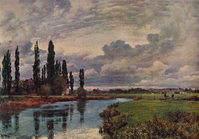 Poplars in the Thames Valley by Alfred William Parsons