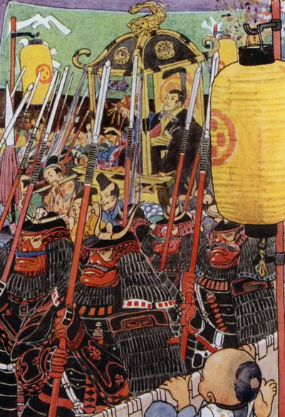 Illustration for The Story of The Mikado by Alice Bolingbroke (after) Woodward