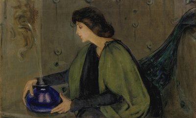 Woman and Peacock, ca. 1900 by Alice Pike Barney