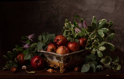Rustic Fruit Still Life by Alina Lankina