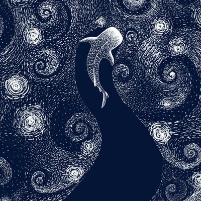 Whale Shark Starry Ocean by Alirıza ÇAKIR