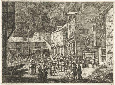 View of Spa with a Water Source (Four Water Sources in and around Spa) by Allaert van Everdingen