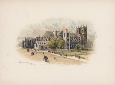 Familiar London: Westminster Abbey by Allan F. Barraud
