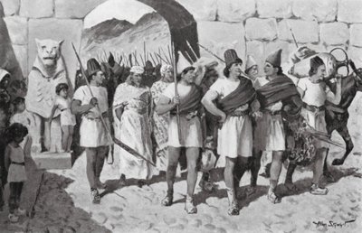 Return of Shubbiluliuma from his Syrian Campaign by Allan Stewart