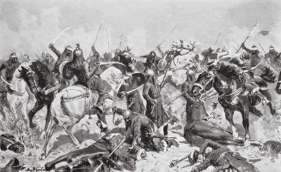 The Last Stand of the Rajputs against the Muhammadans in 1192 AD by Allan Stewart