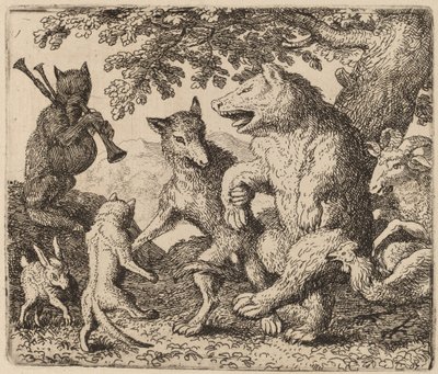 All Rejoice for the Bear and the Wolf by Allart van Everdingen