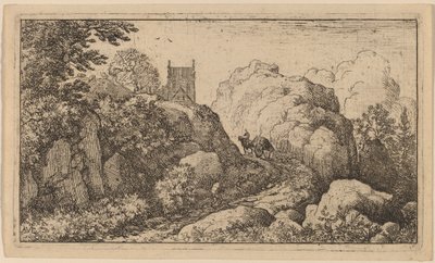 Cart in a Narrow Pass, probably c. 1645-1656 by Allart van Everdingen